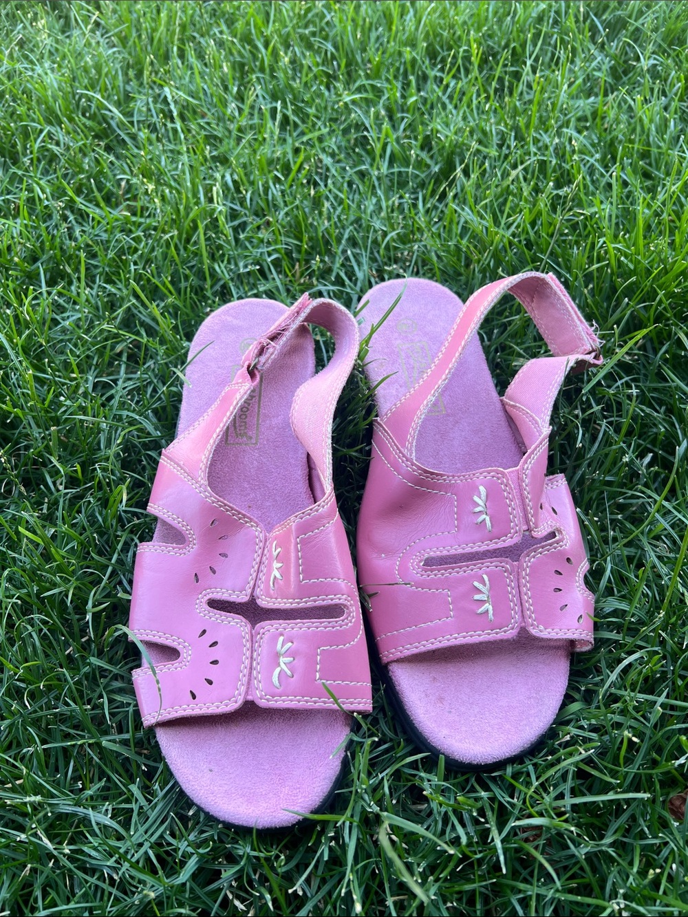 Pink Women's Comfort Slingback Sandals